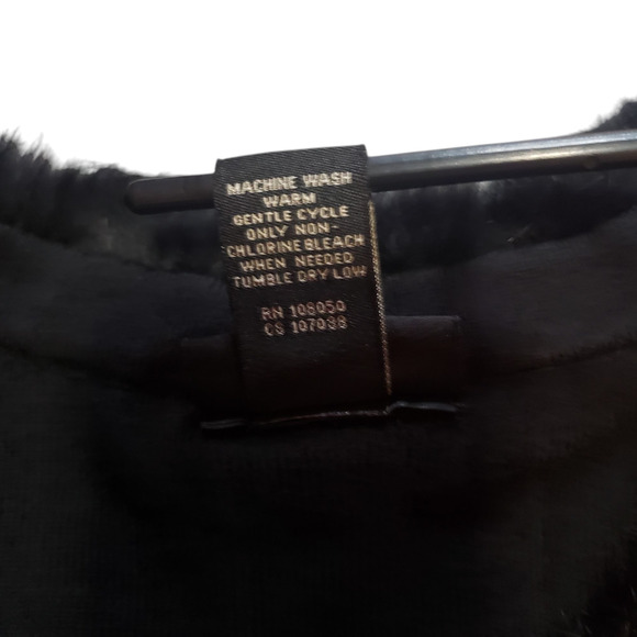 Vintage Lane Bryant Sweater 14/16 | Y2K Faux Fur Collar, Black Knit, Plus Size - Picture 6 of 6